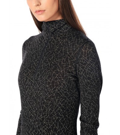 Merino Shirt Icebreaker 200 Oasis LS Half Zip Sky Paths W's