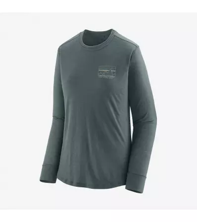 Patagonia W's Long-Sleeved Capilene Cool Merino Graphic Shirt
