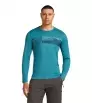 Icebreaker M's Merino 200 Oasis LS Crewe Thermal Top Elevation Line