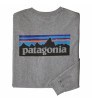 Blouse Patagonia Long-Sleeved P-6 Logo Responsibili-Tee M's